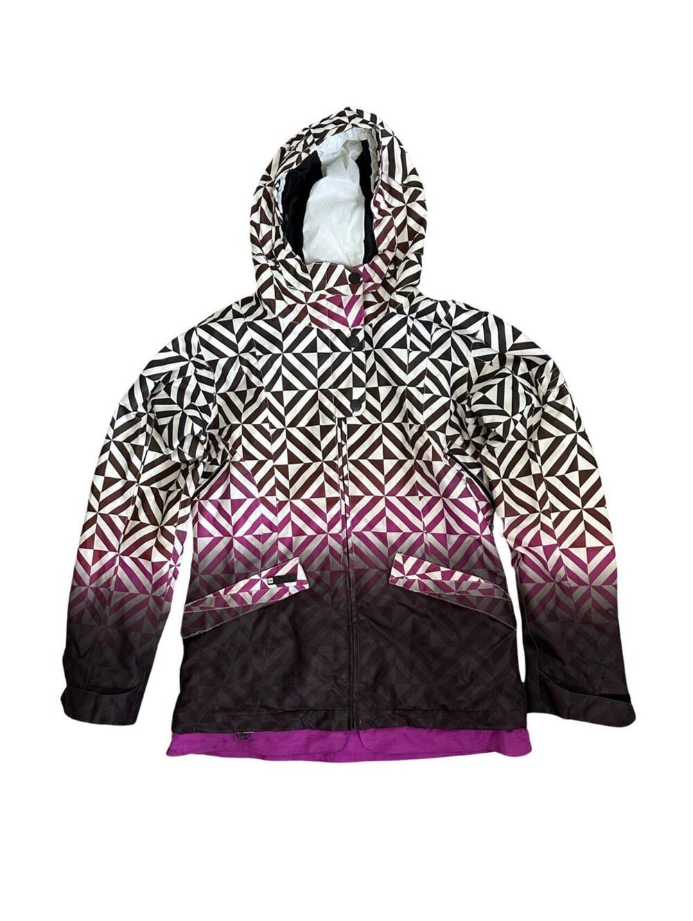 Ride Snowboard Insulated Waterproof Snowboarding Jacket Nylon Women's Size Small